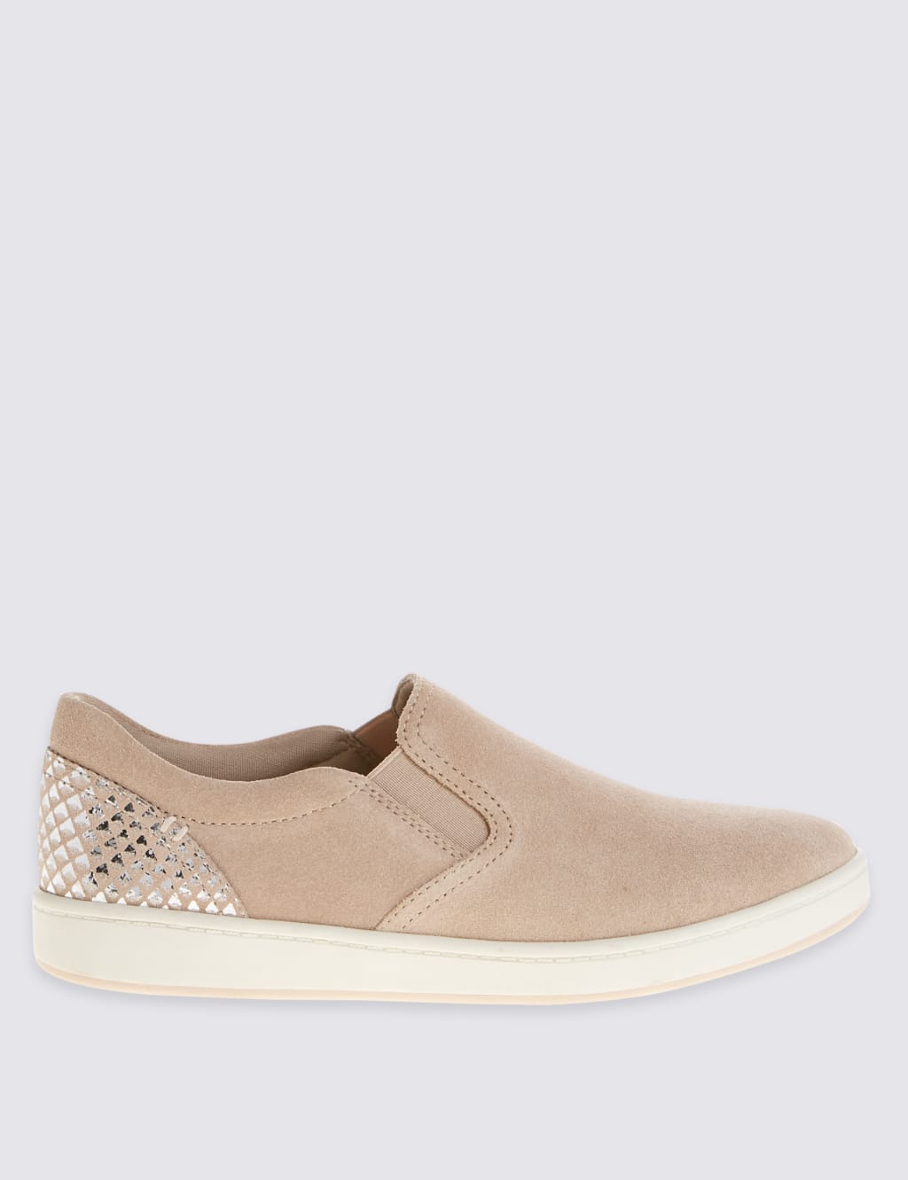 Suede Slab Sole Trainers 2 of 6