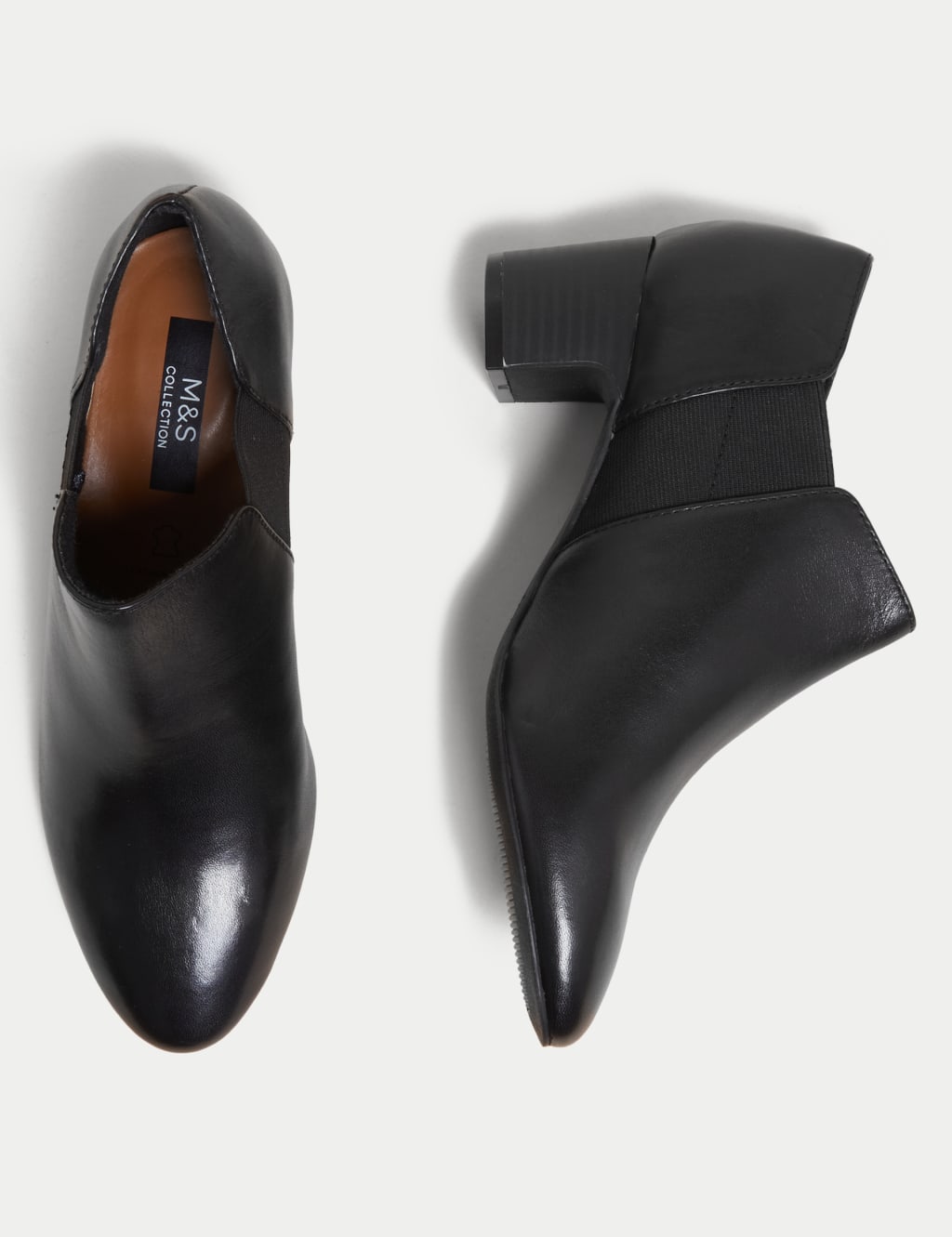 Block heel shoe boots uk store