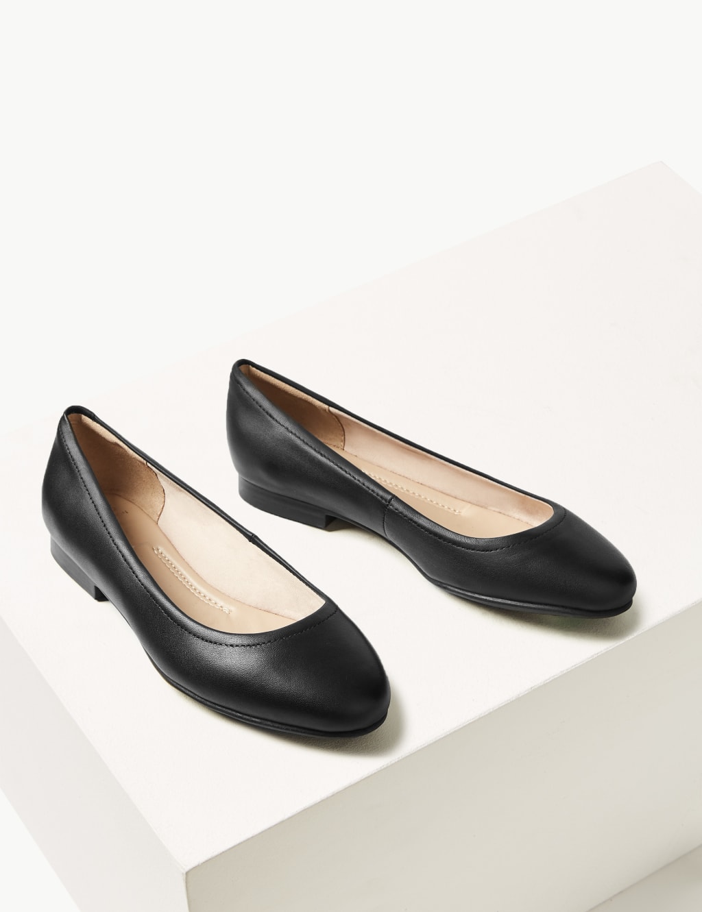 Wide Fit Leather Pumps 3 of 5