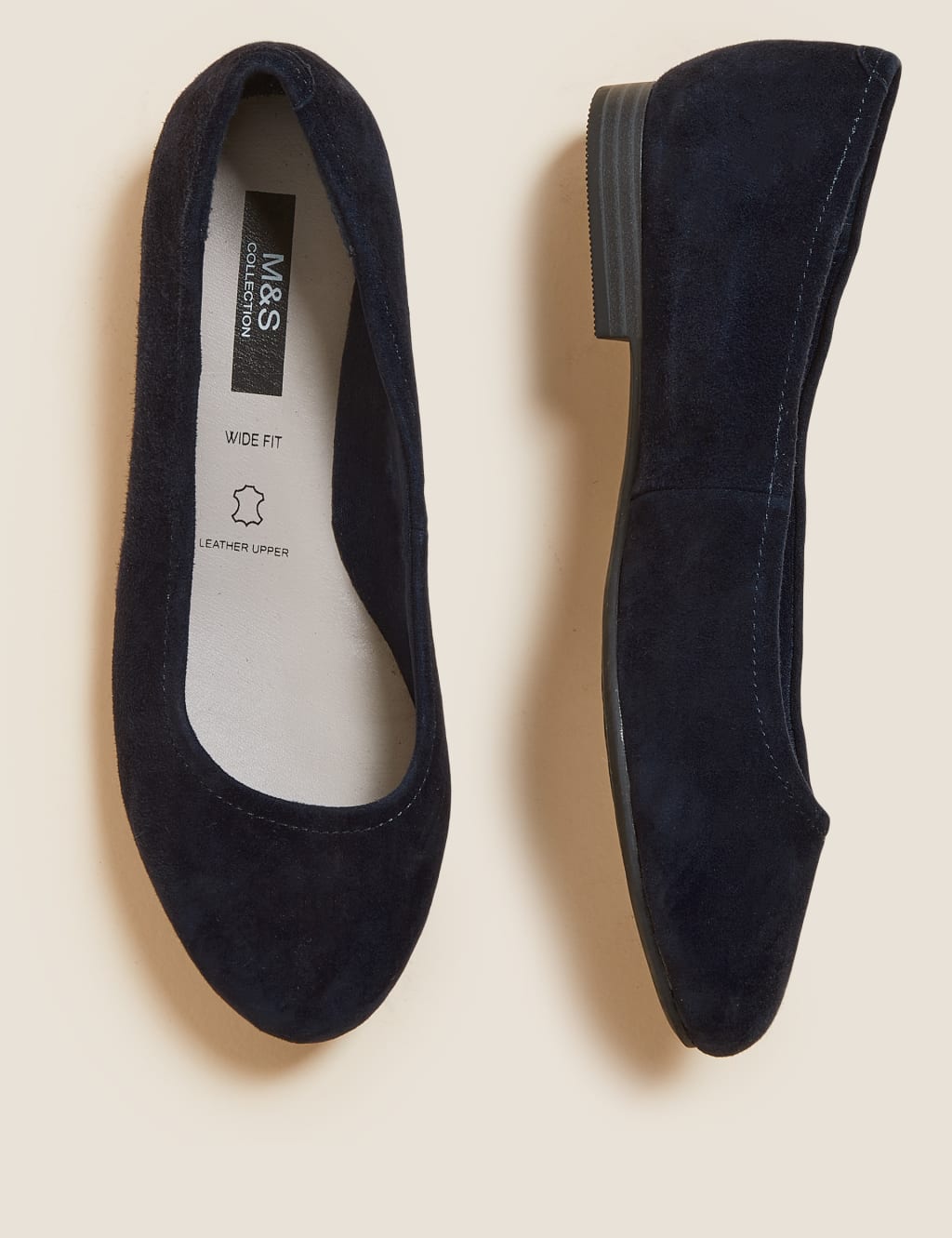 Wide Fit Suede Pumps 3 of 6