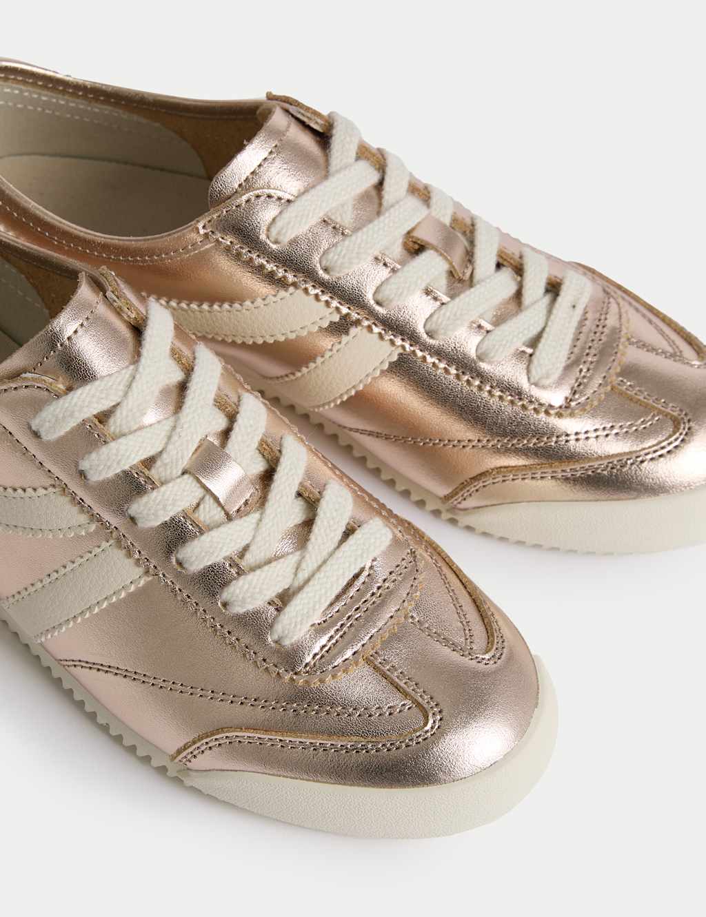 Leather Stripe Trainers 3 of 3