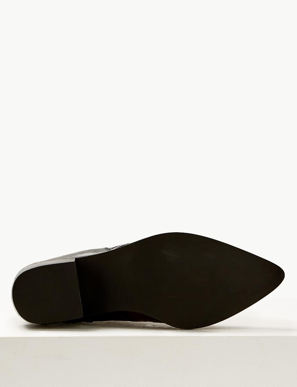 Leather Cutout Overlay Ankle Boots 4 of 4