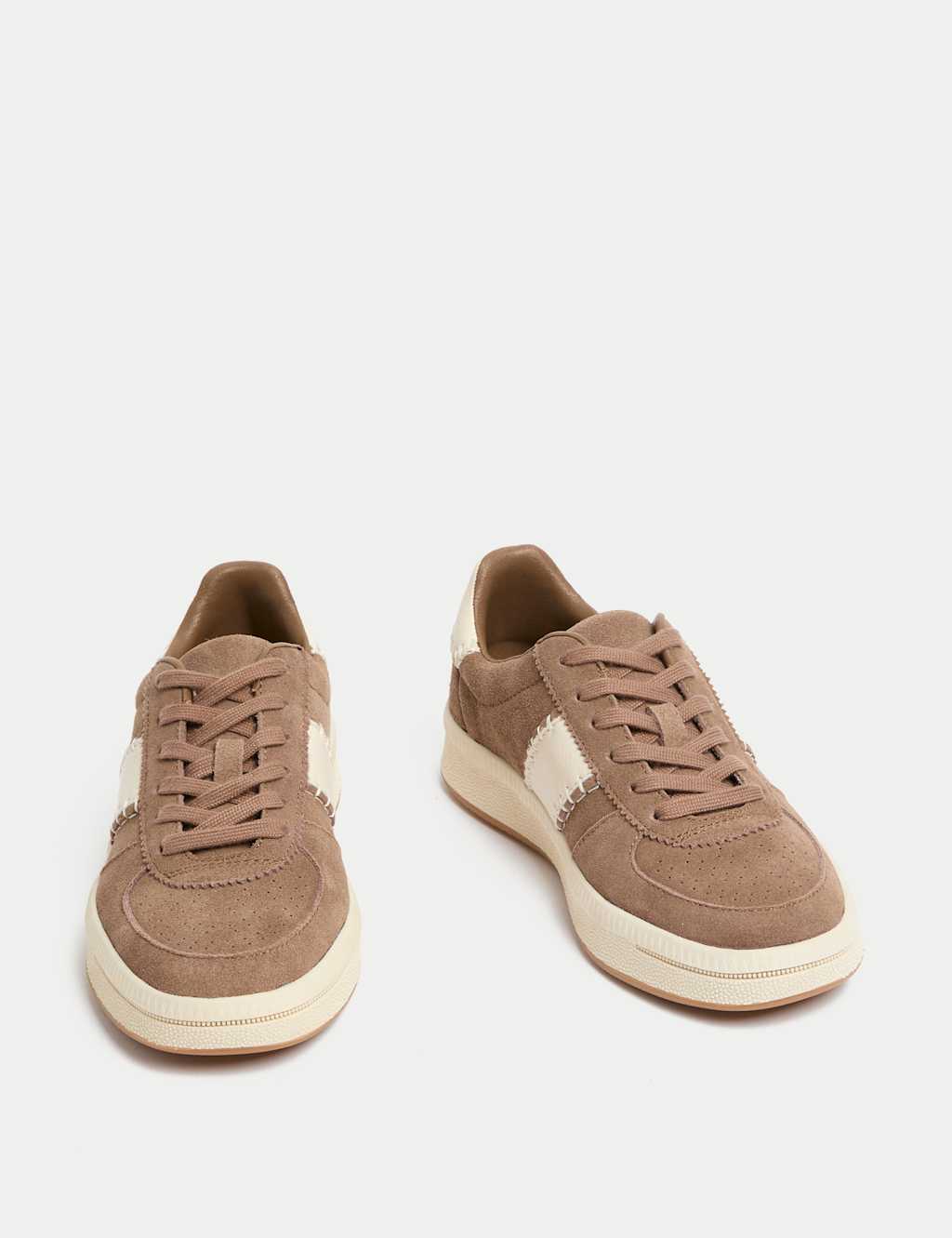 Suede Side Detail Platform Trainers 2 of 3