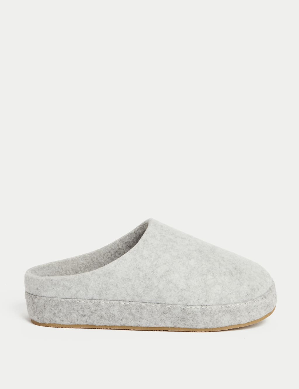 Felt mule slippers shop