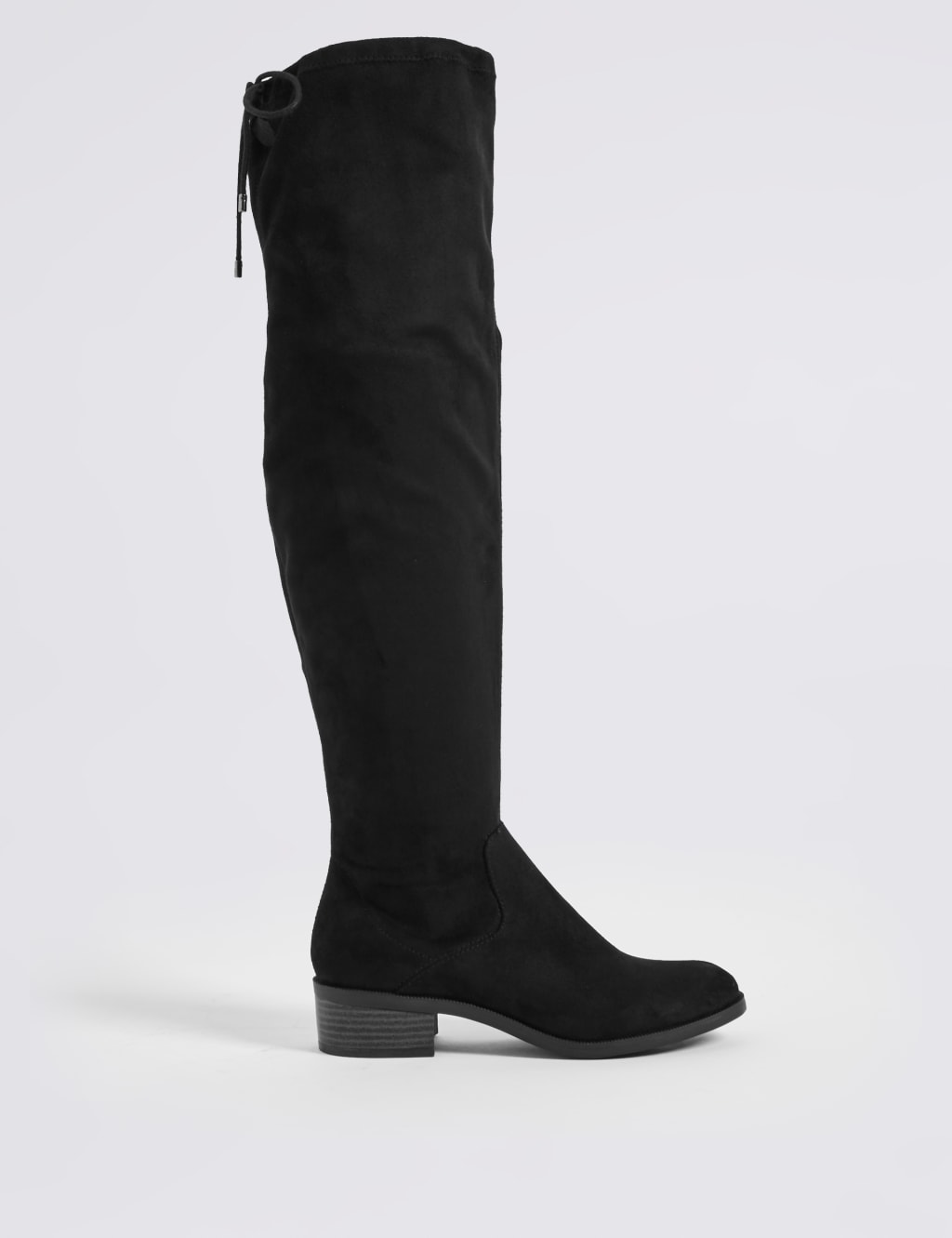 Block Heel Over the Knee Boots M S Collection M S
