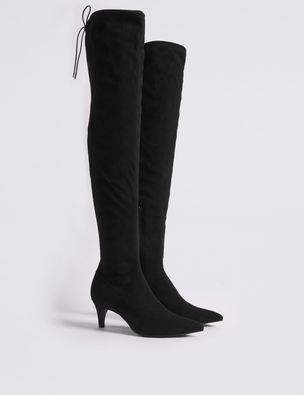 Over the knee boots small heel shop