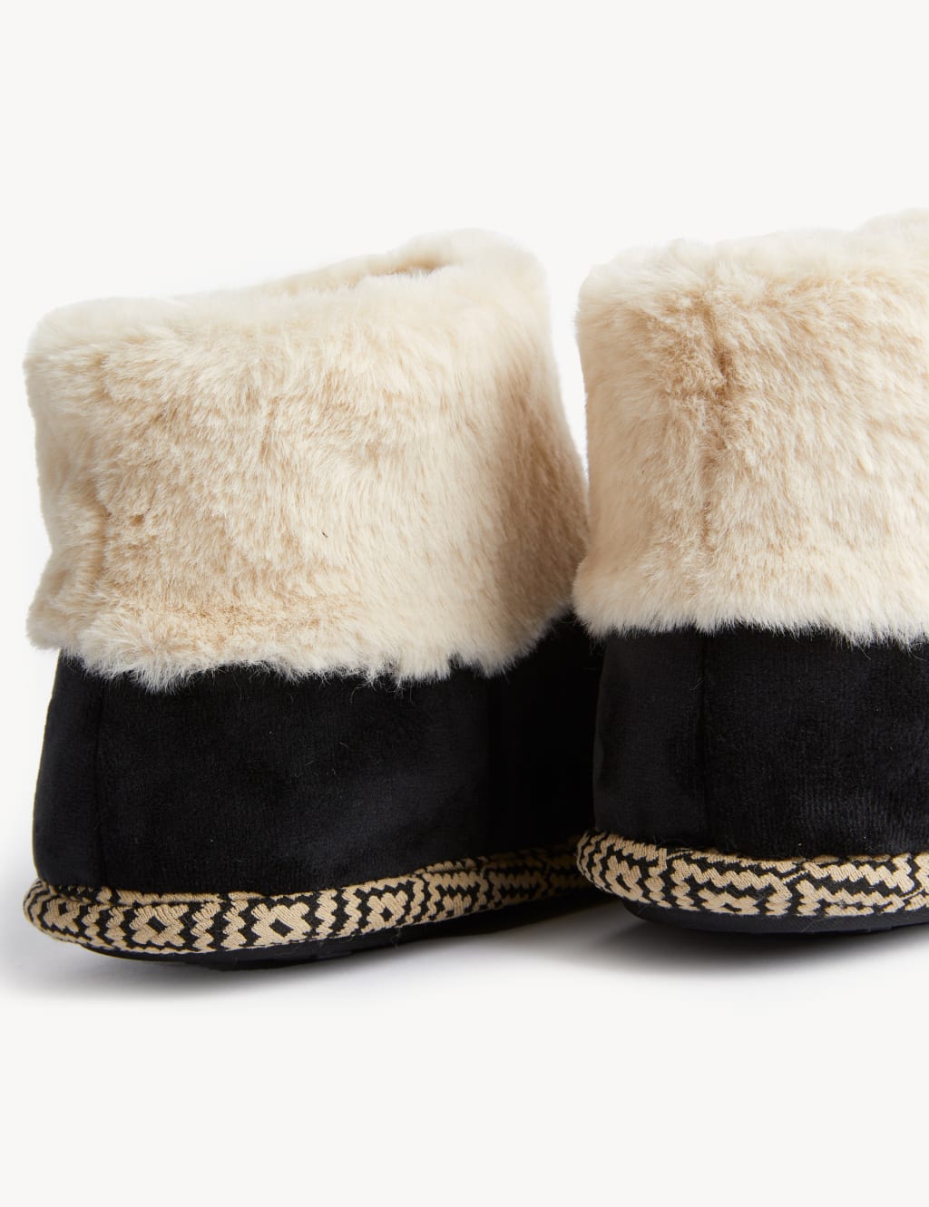 Faux Fur Cuff Slipper Boots 3 of 3