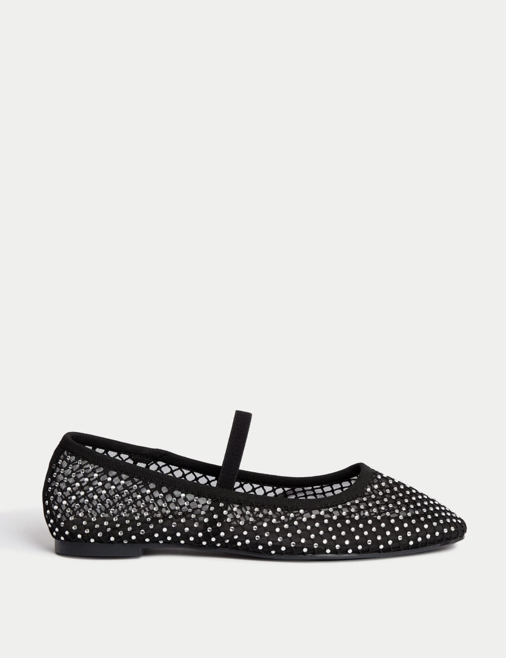 Sparkle Flat Ballet Pumps M S Collection M S