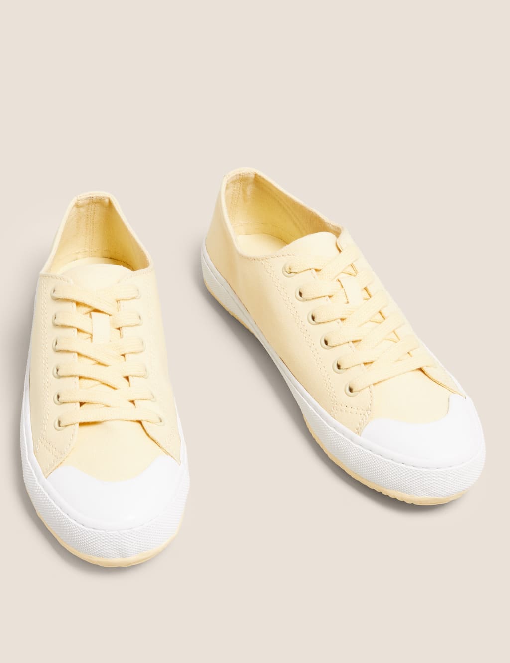 Lace Up Canvas Trainers 1 of 5
