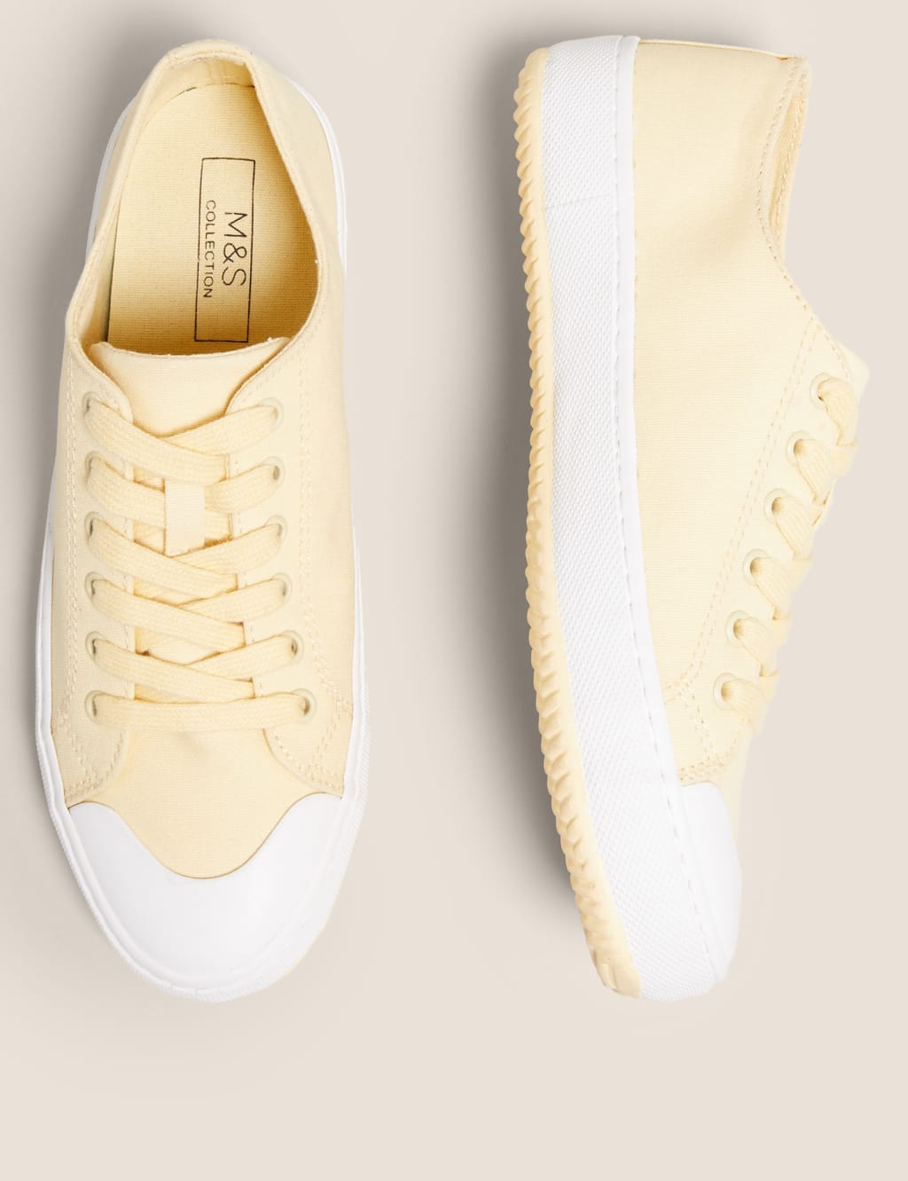 Lace Up Canvas Trainers 2 of 5