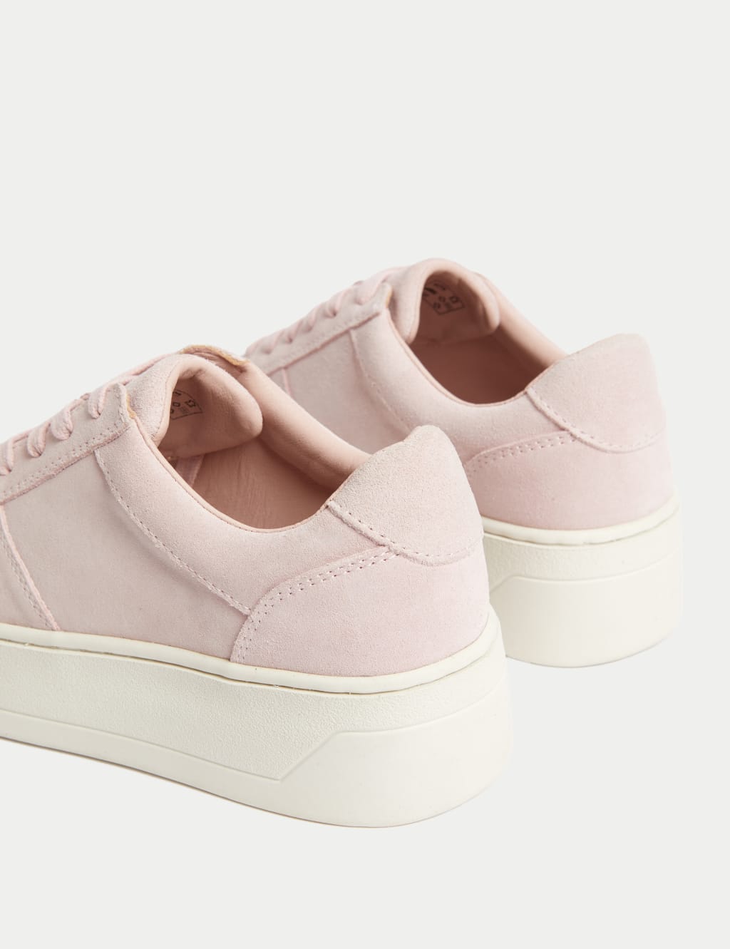 Leather Lace Up Chunky Trainers 3 of 3