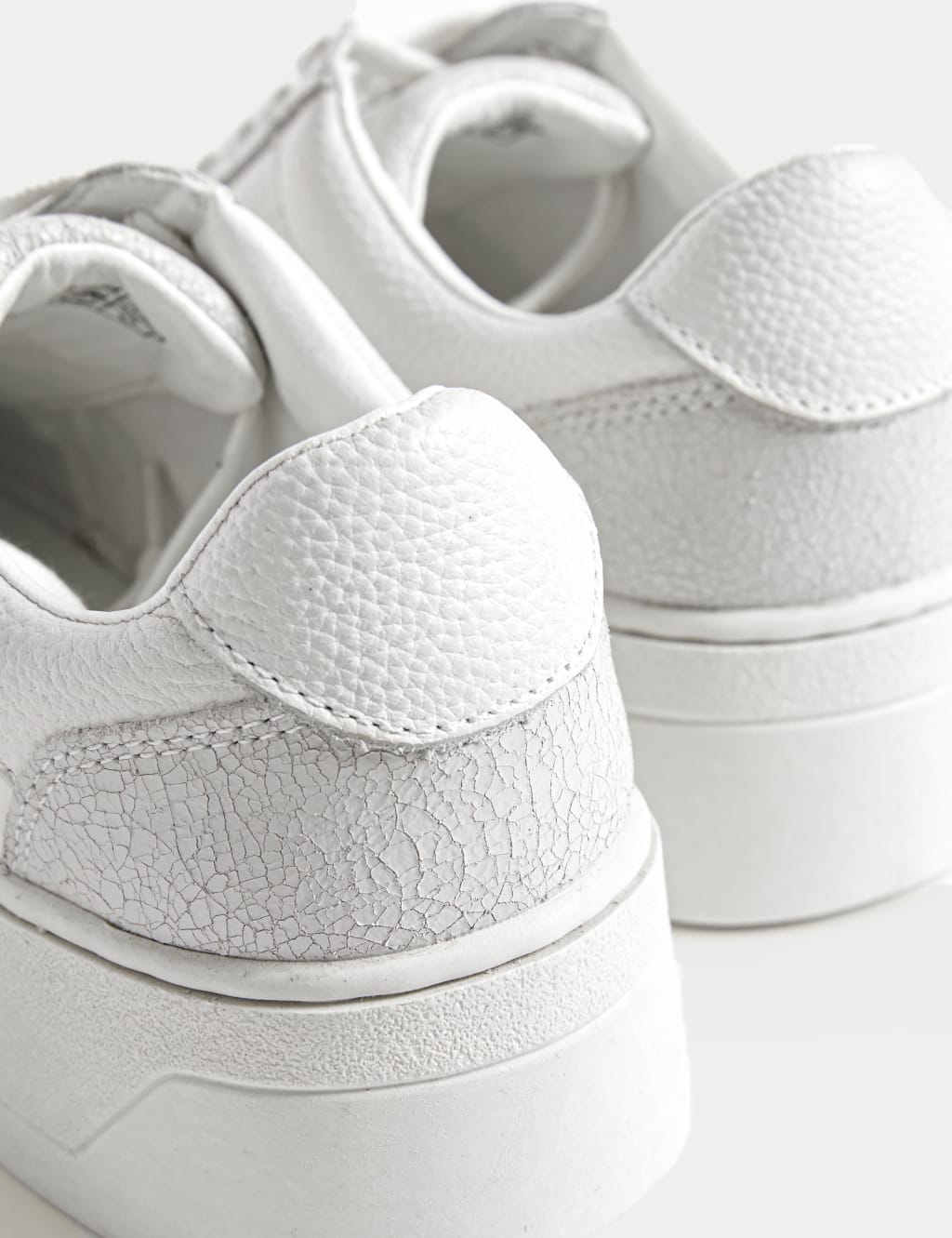 Leather Lace Up Chunky Trainers M S Collection M S
