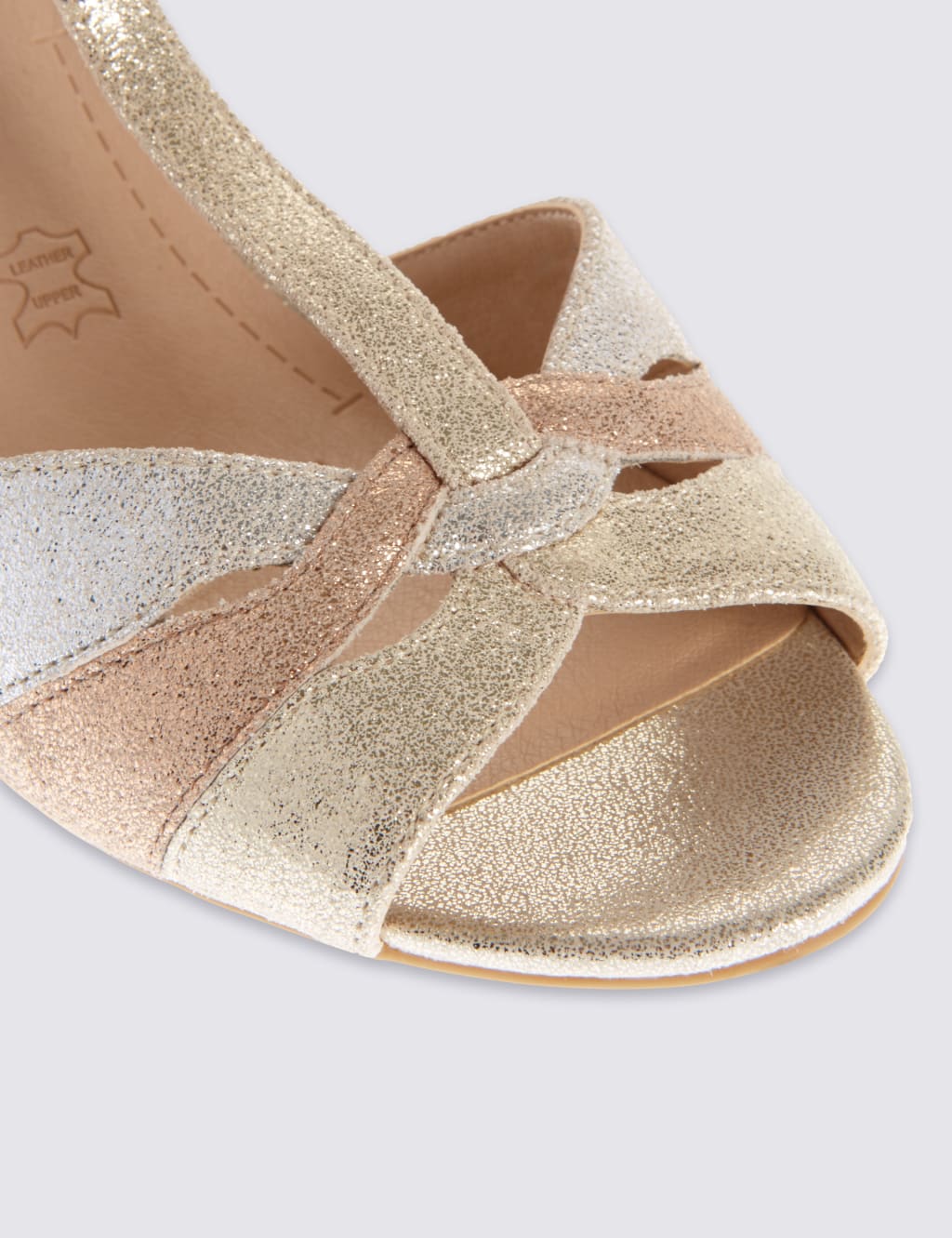 Wide Fit Suede Stiletto Sandals 6 of 6