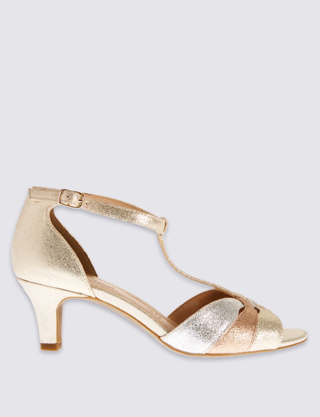 Wide Fit Suede Stiletto Sandals 2 of 6