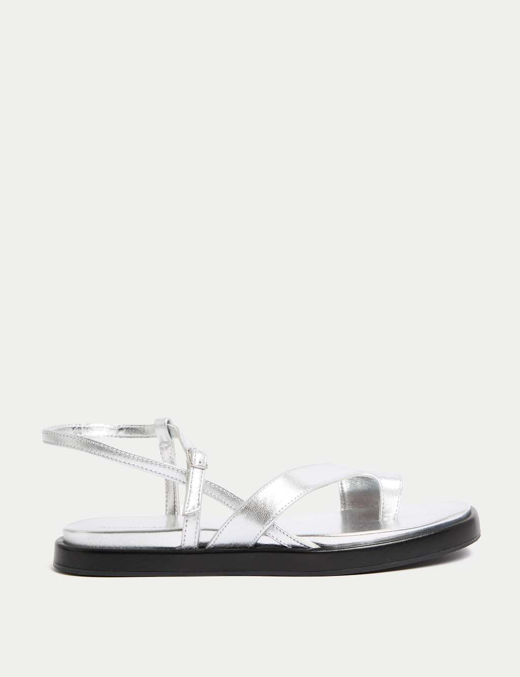 Leather Buckle Strappy Sandals 1 of 3