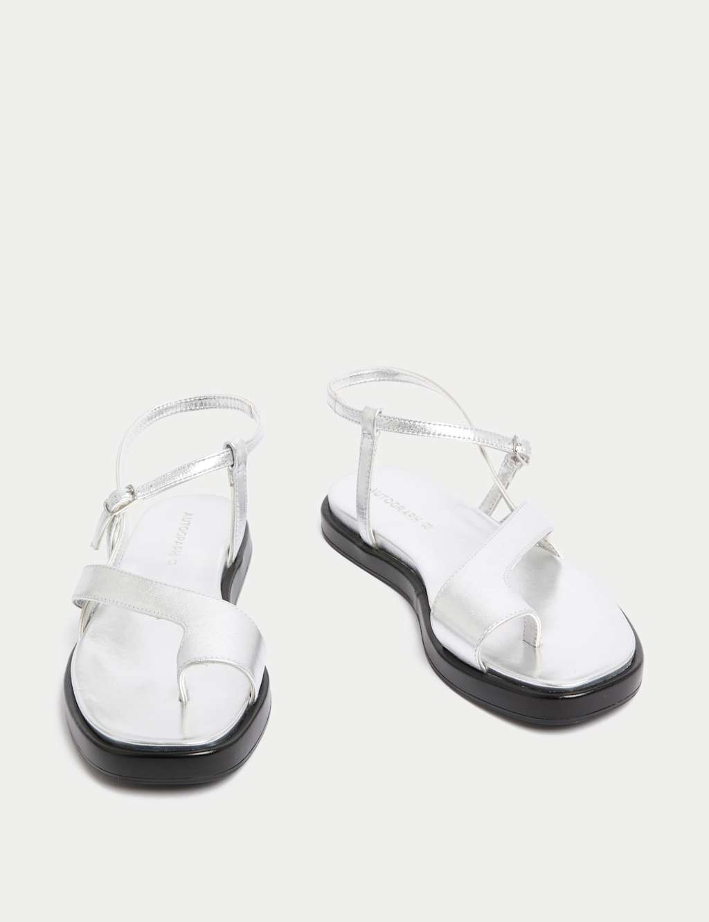 Leather Buckle Strappy Sandals 2 of 3