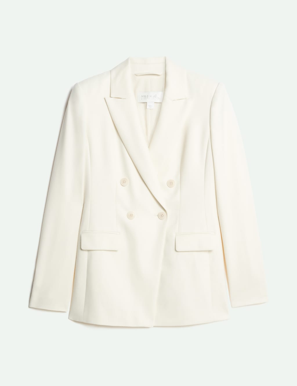 M&s white blazer top
