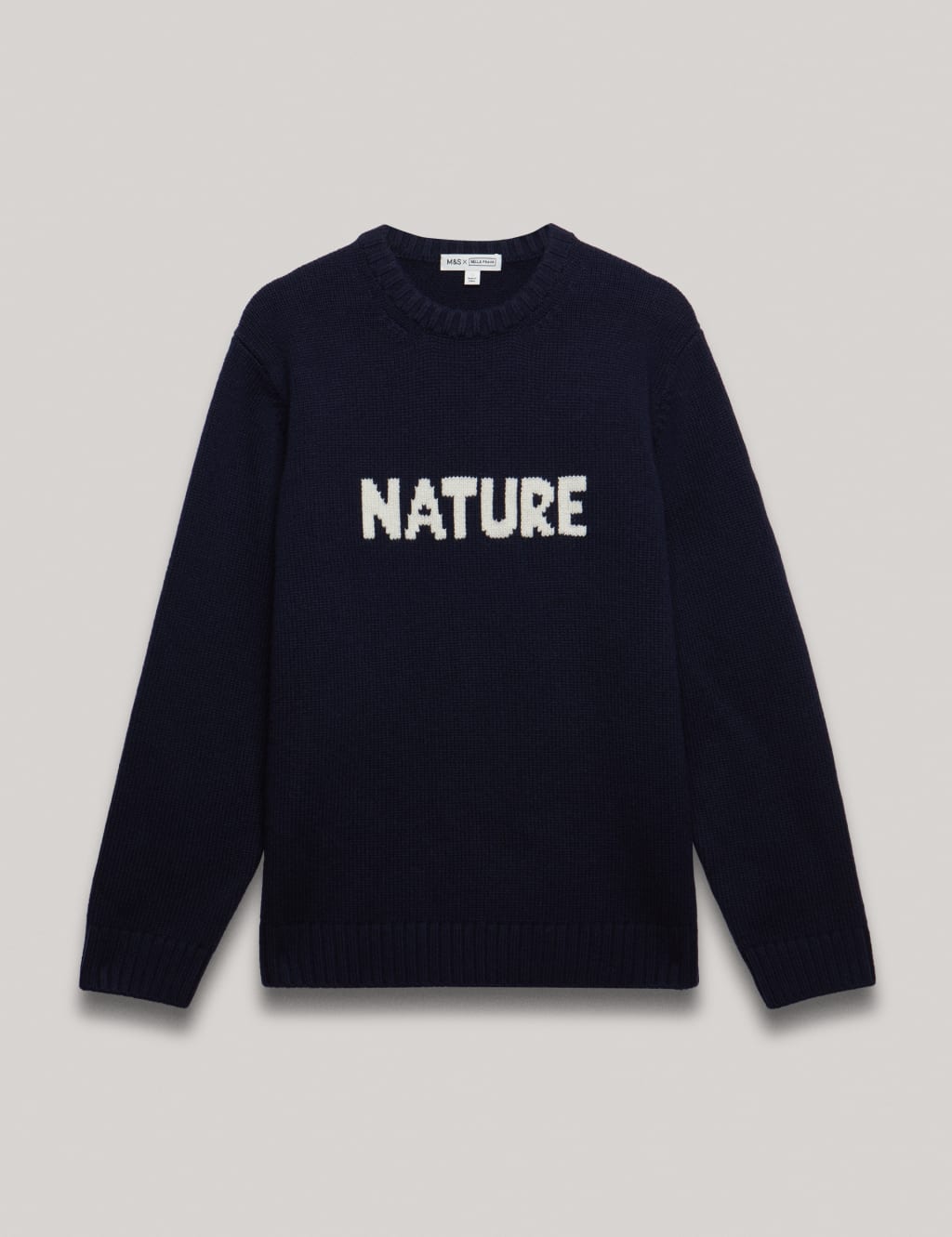 Merino Wool Nature Oversized Jumper With Cashmere