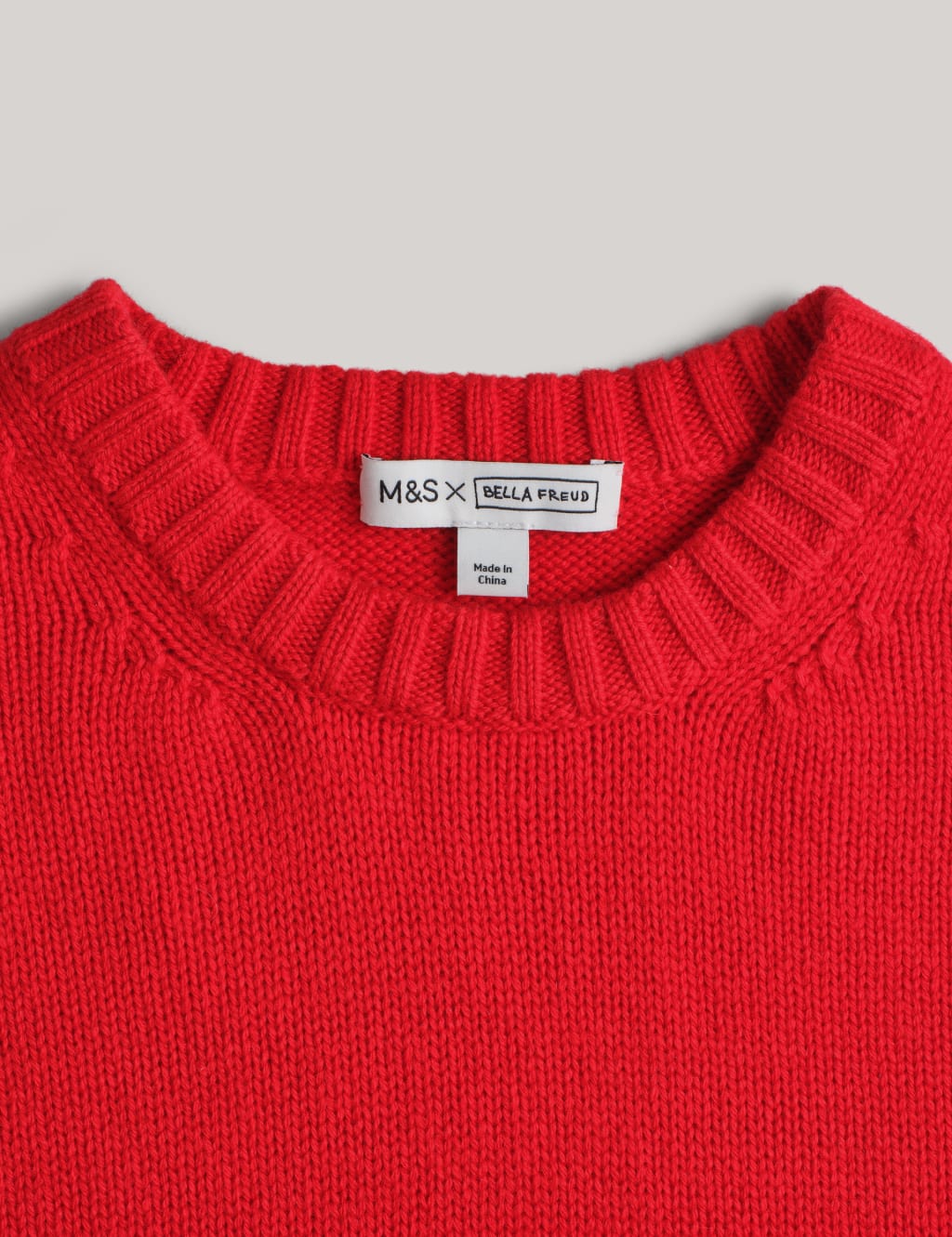 Red jumper marks and spencer on sale