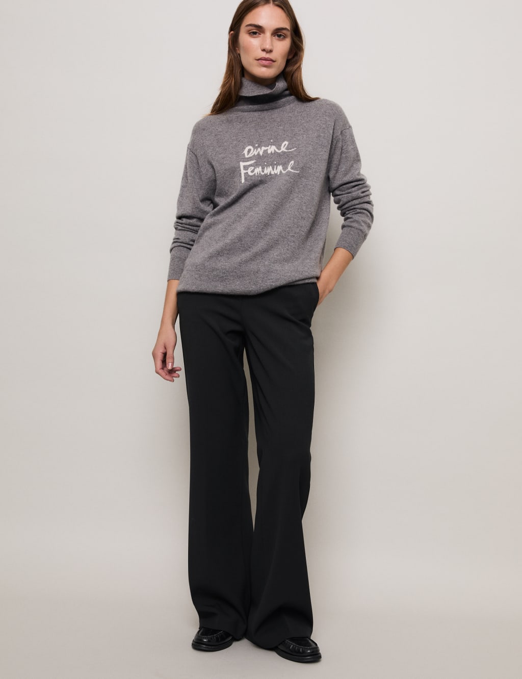 Wool Rich Trousers M S X BELLA FREUD M S