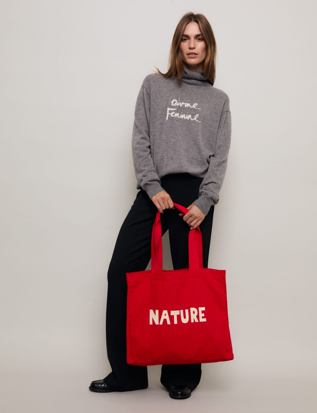 Pure Cotton Nature Canvas Tote Bag M S X BELLA FREUD M S