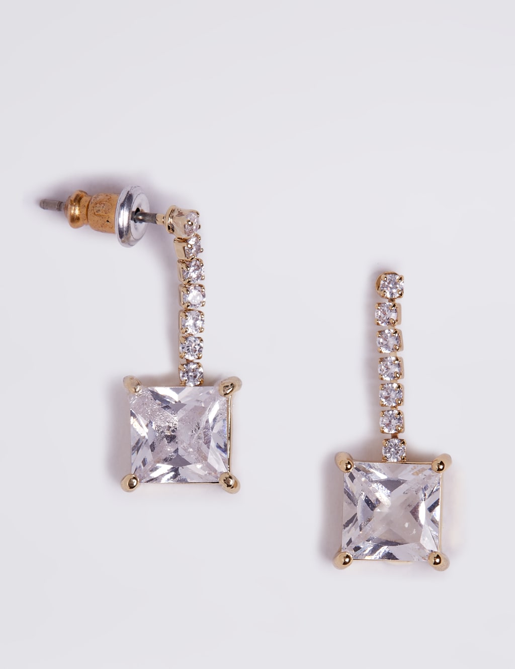 Gold Plated Drop Earrings 2 of 2