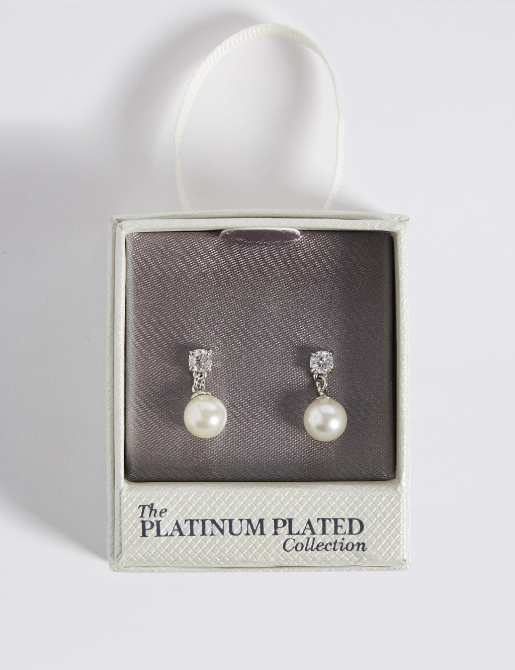 Pearl Drop Earrings M S Collection M S
