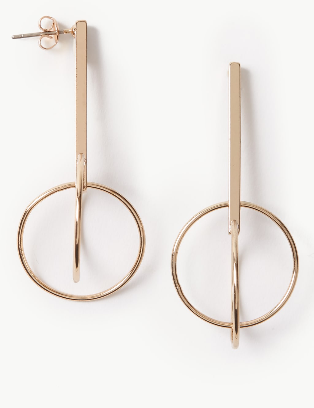 Open Circle Drop Earrings 1 of 1