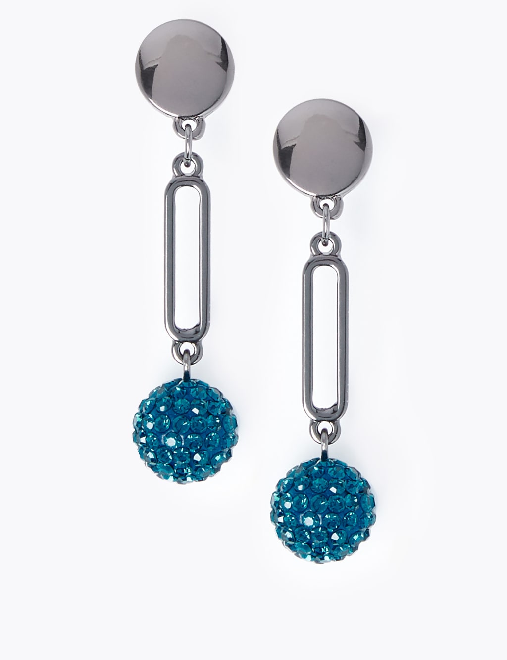 Disco ball drop earrings on sale