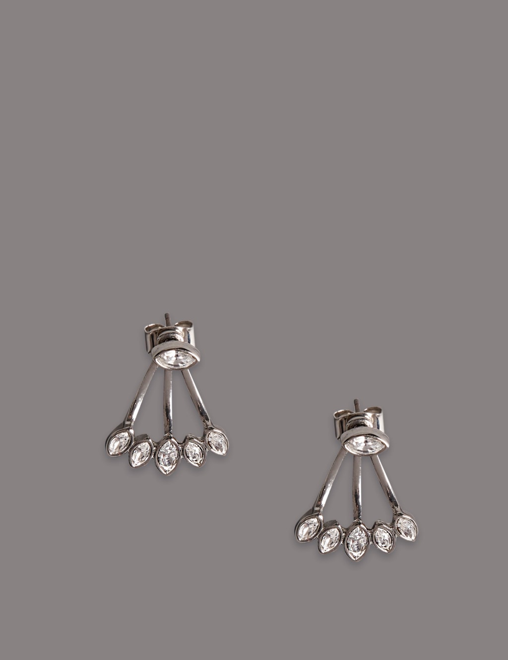 Swarovski front back earrings new arrivals