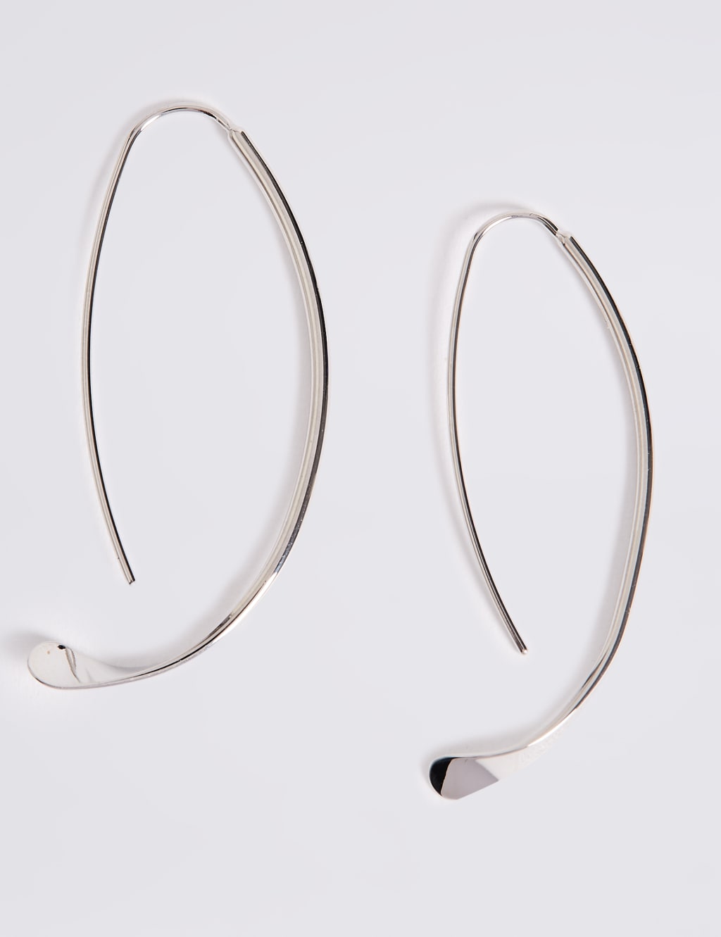 Sleek Through Hoop Earrings 2 of 2