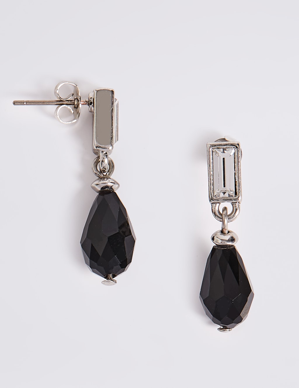 Multi-Faceted Tear Drop Earrings 2 of 2