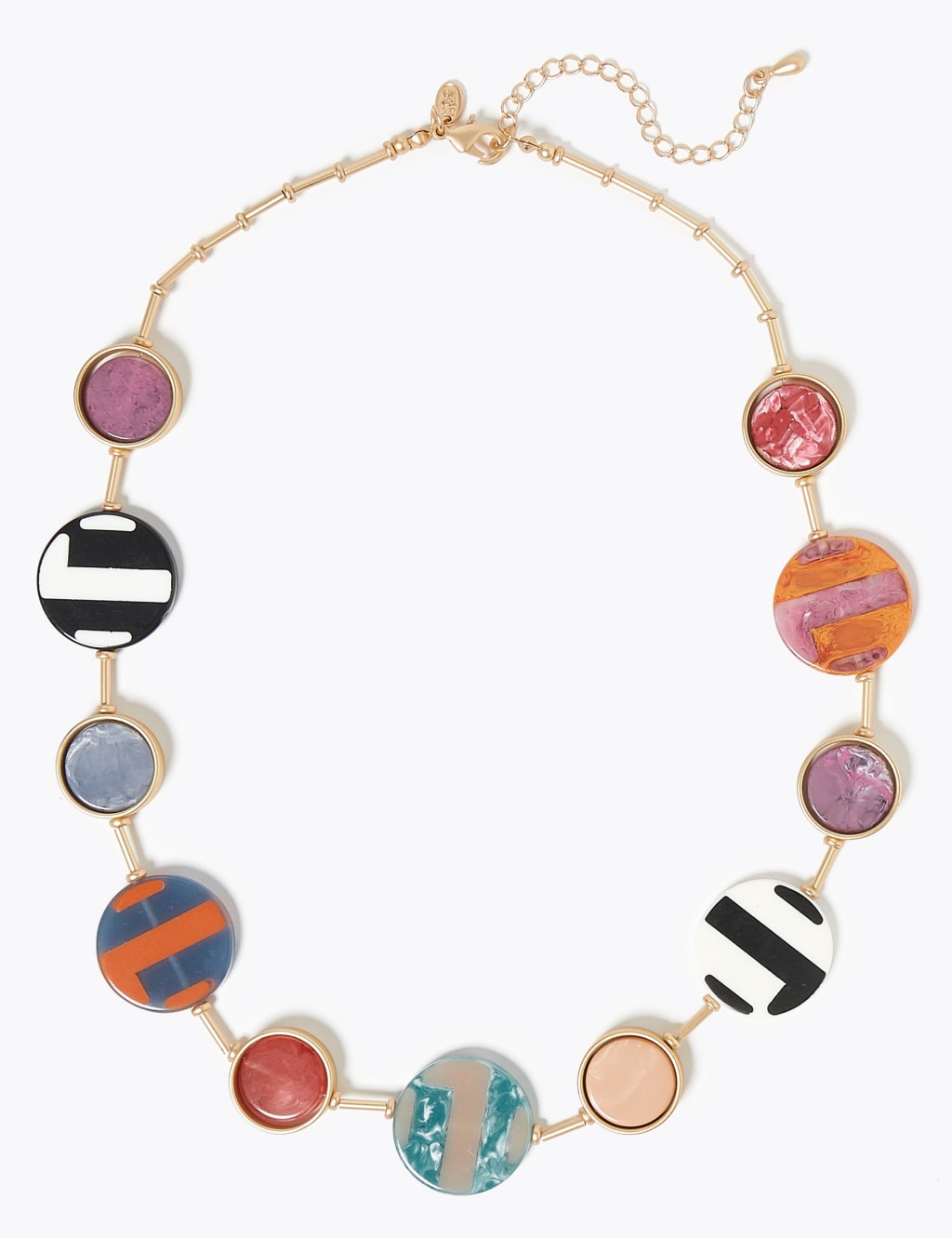 Resin Circle Necklace 1 of 1