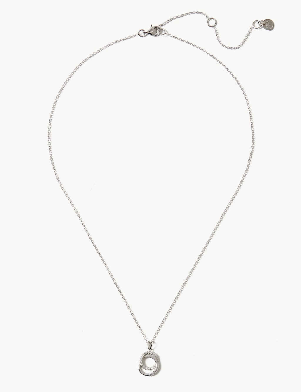 M&s sterling silver necklace on sale