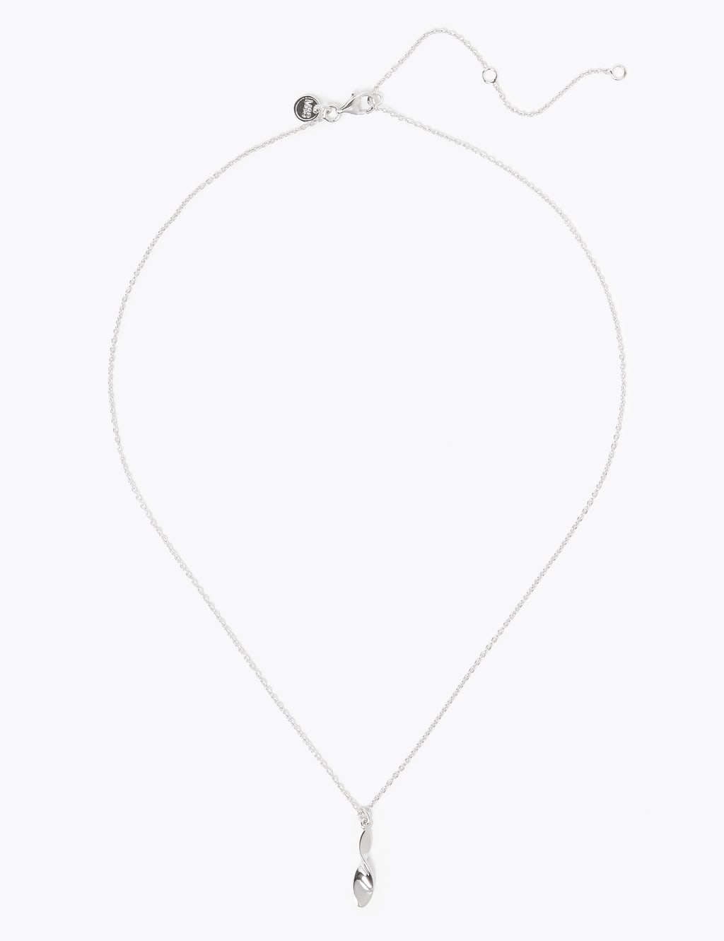 Sterling Silver Pendant Necklace M S Collection M S