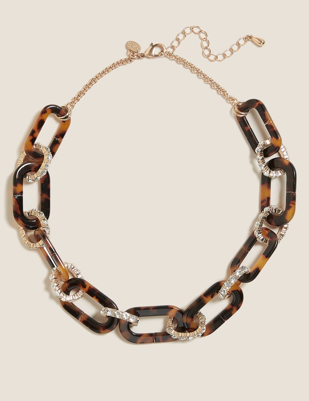 Tortoise shell statement necklace outlet