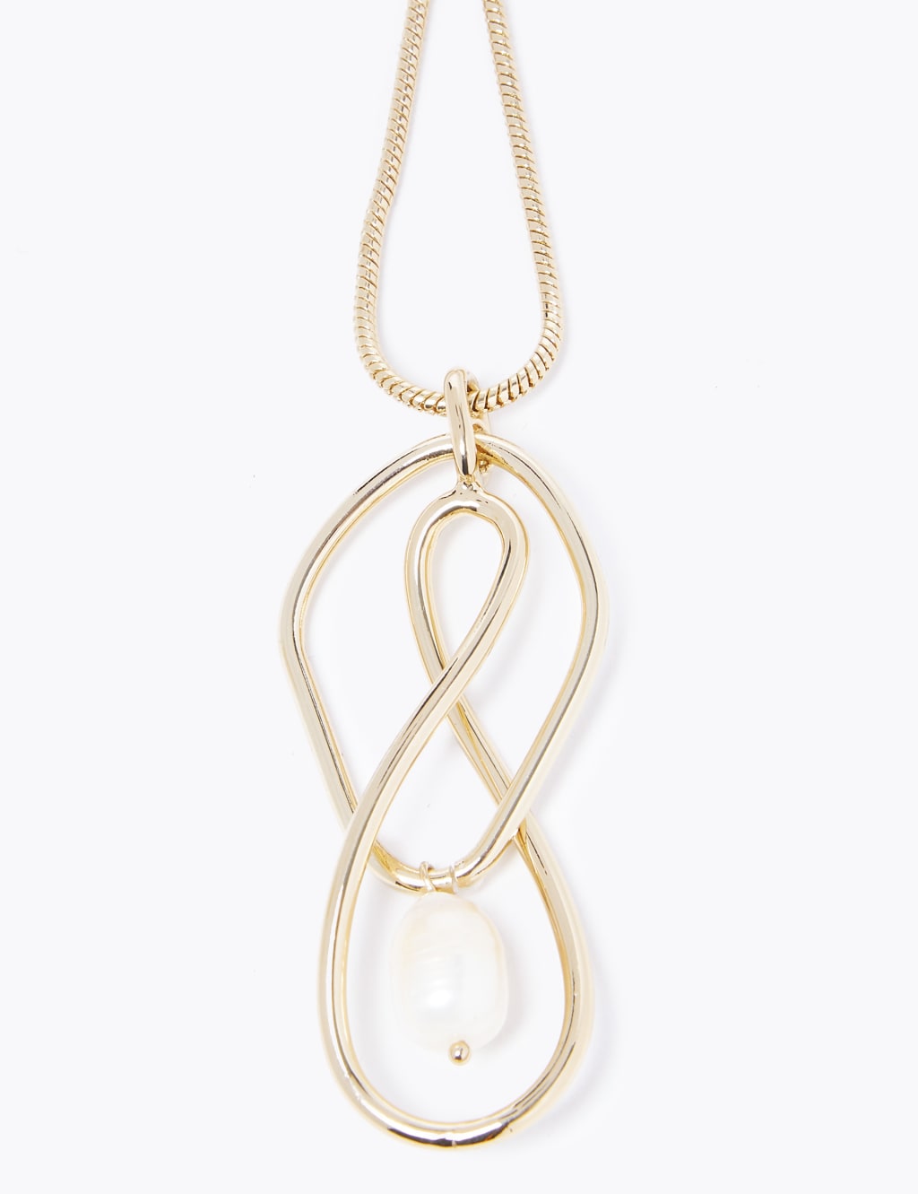 Pearl Spiral Necklace 1 of 2