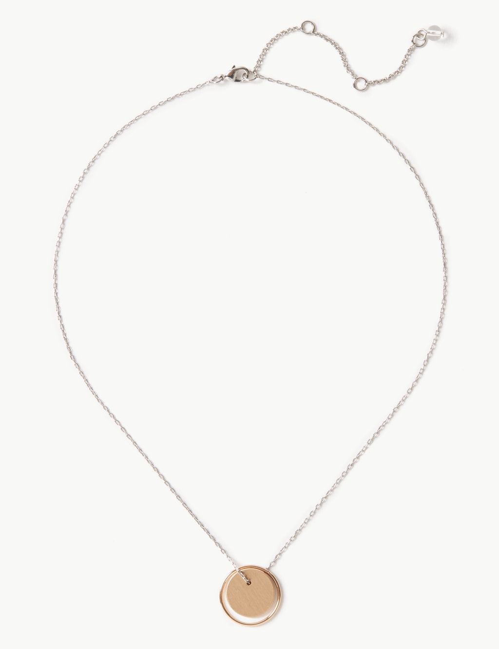 Circle Disc Pendant Necklace 1 of 1