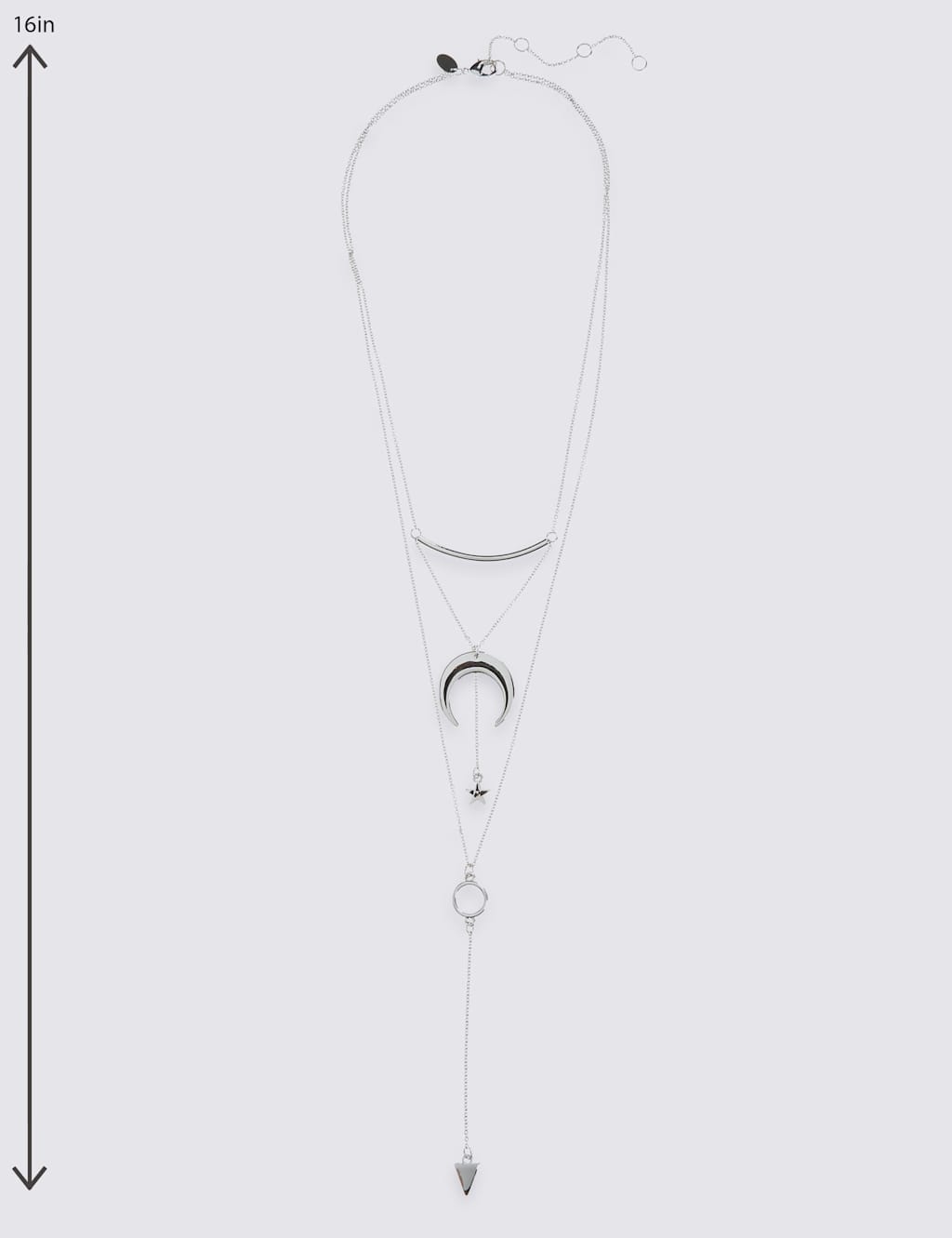 Moon & Star Layered Necklace 3 of 3