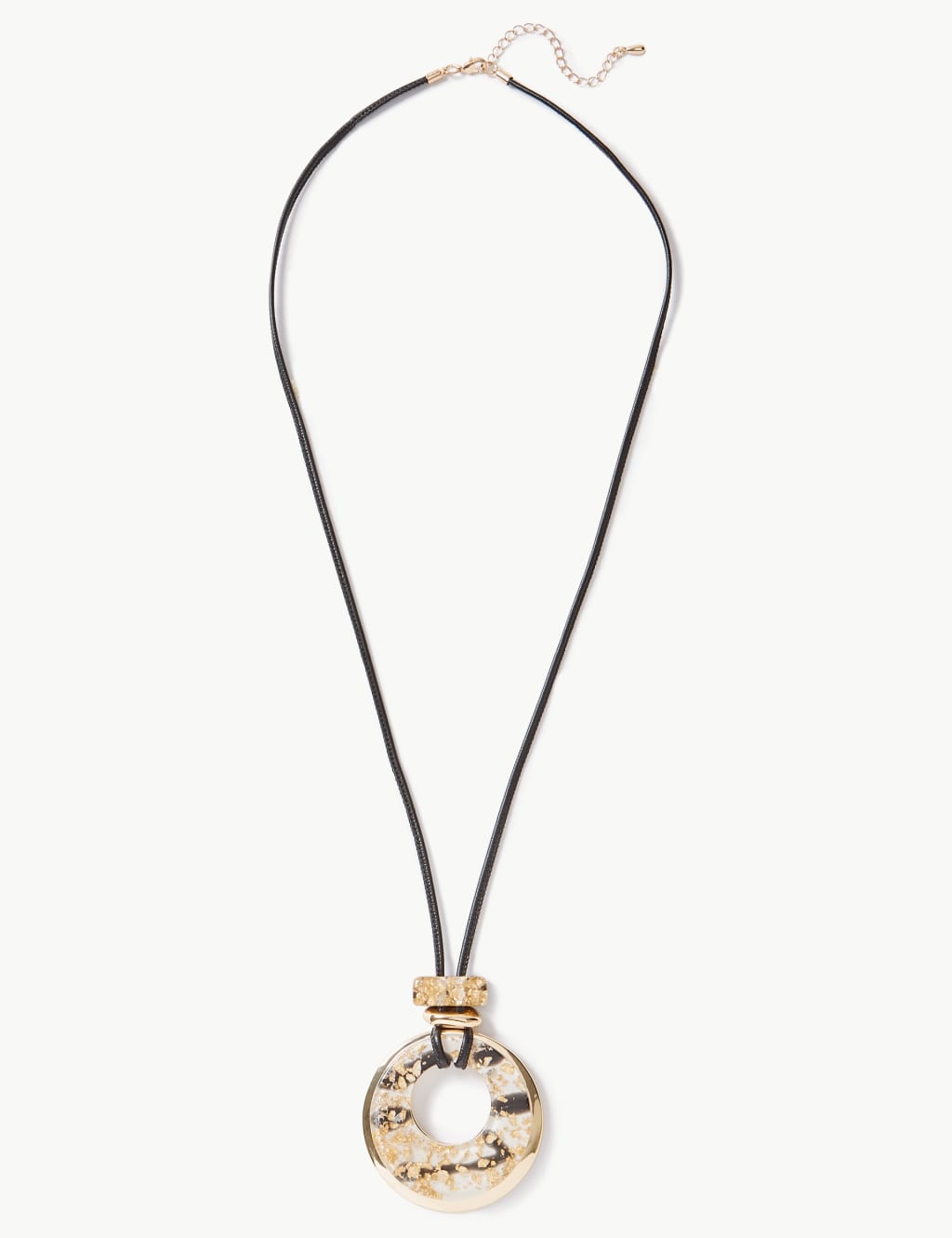 Double Ring Pendant Necklace 1 of 1