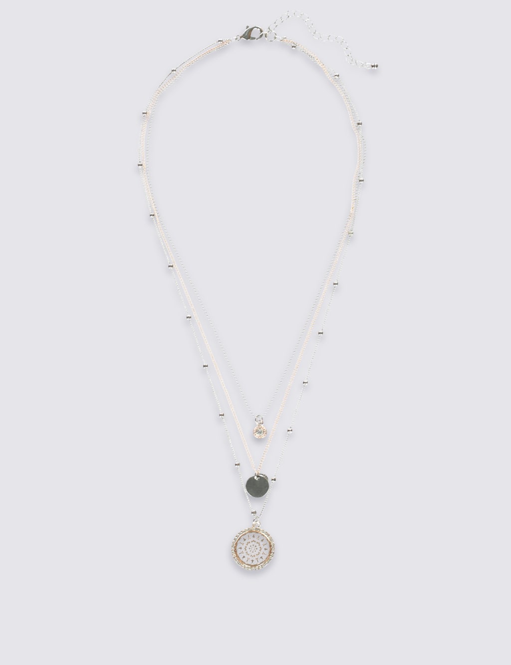Delicate Filigree Layered Necklace 1 of 1