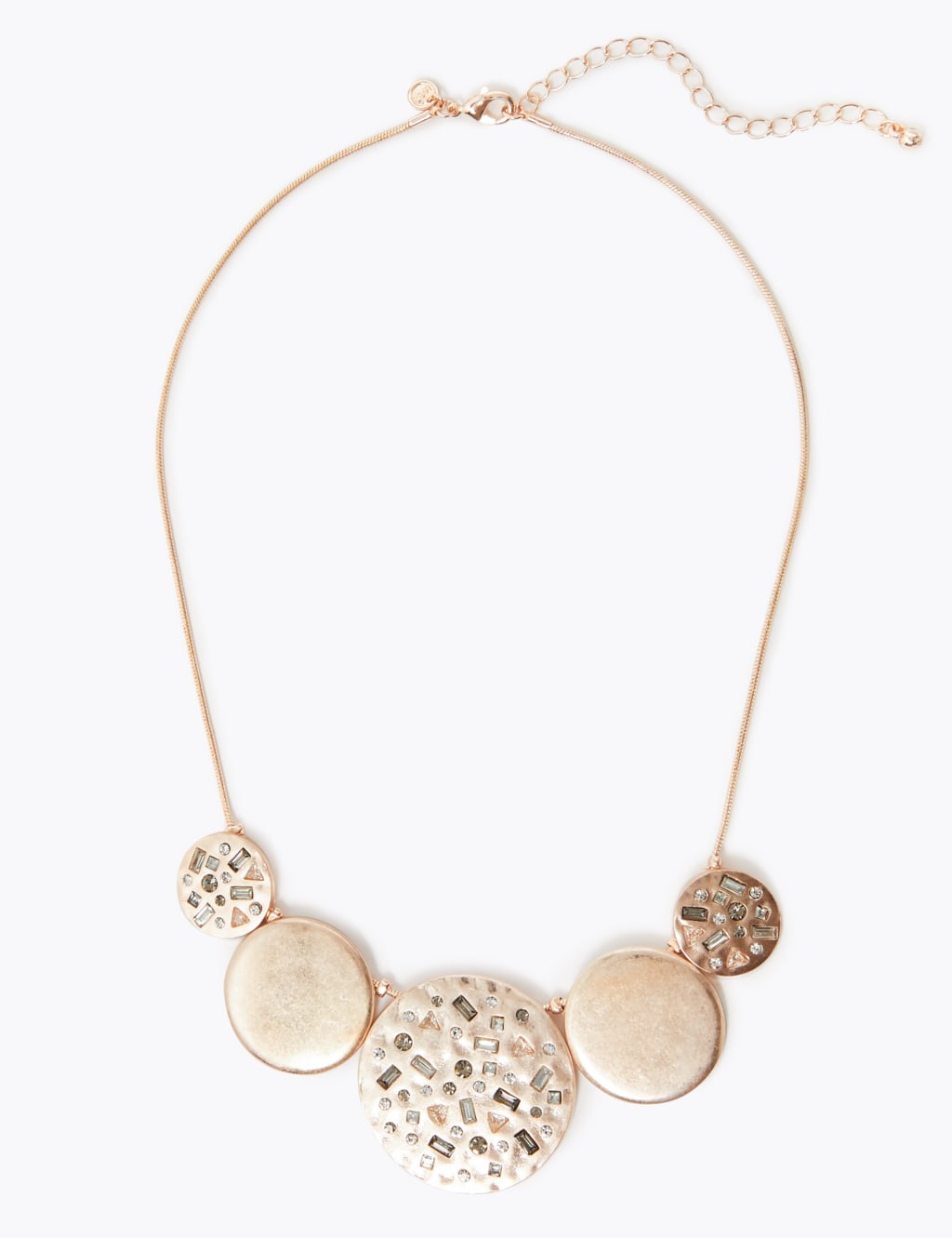 Circle Encrusted Collar Necklace 1 of 1