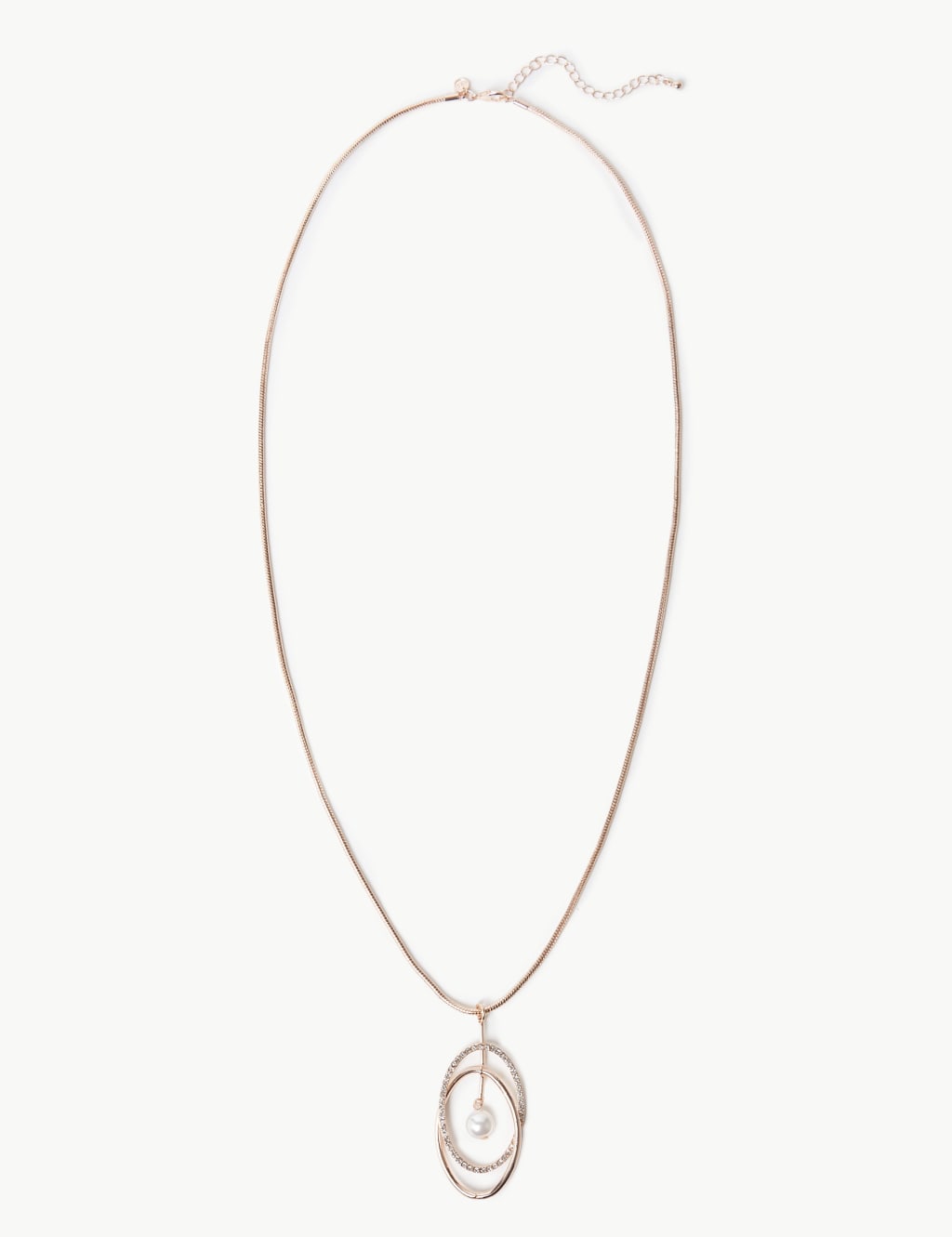 Long Pearl Pendant Necklace 1 of 1