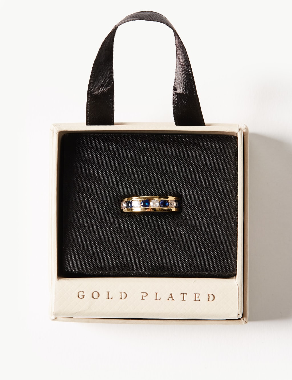 Gold Plated Stone Set Ring 2 of 2