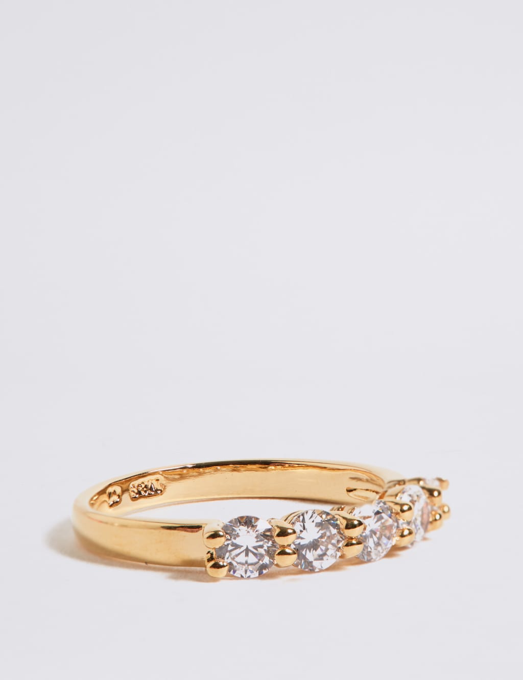 Diamanté Five Stone Ring 1 of 2
