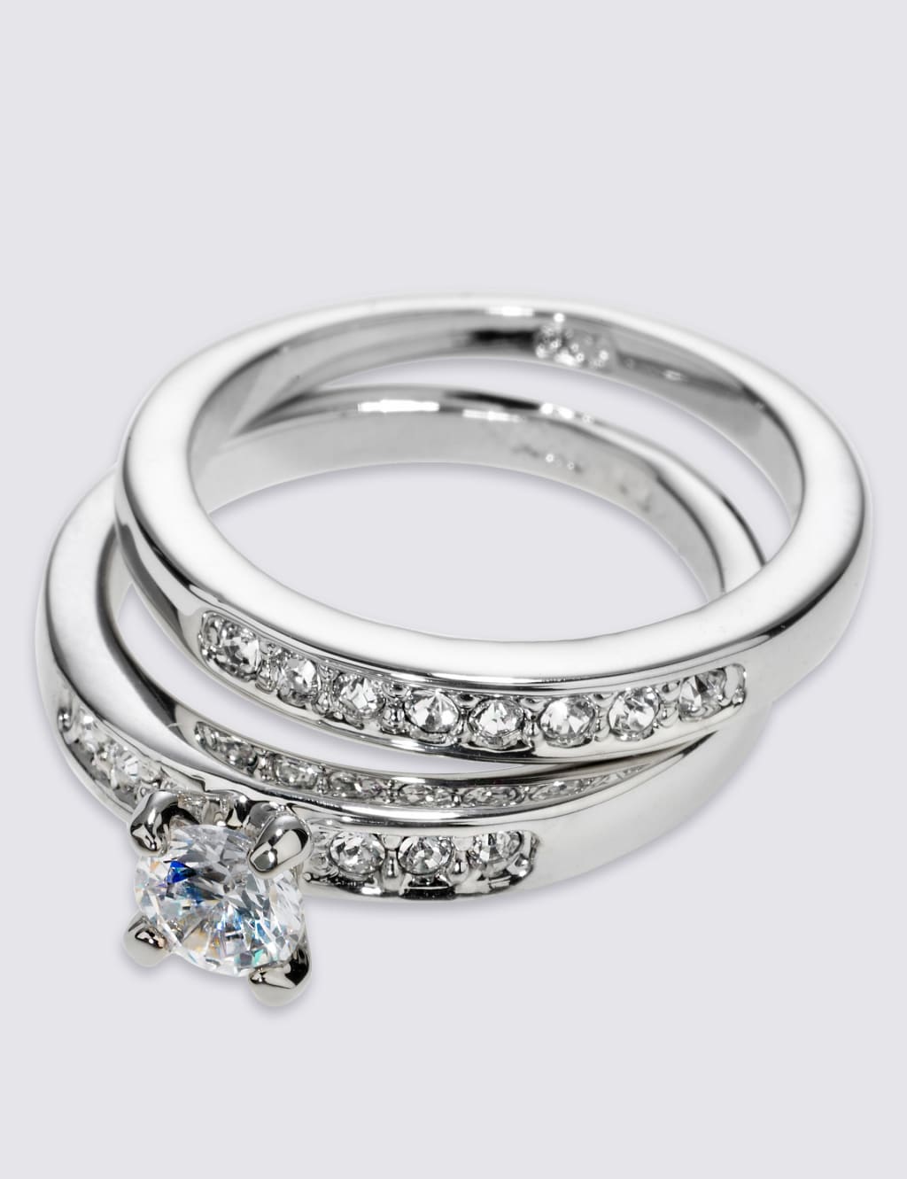 M&s platinum plated ring sales