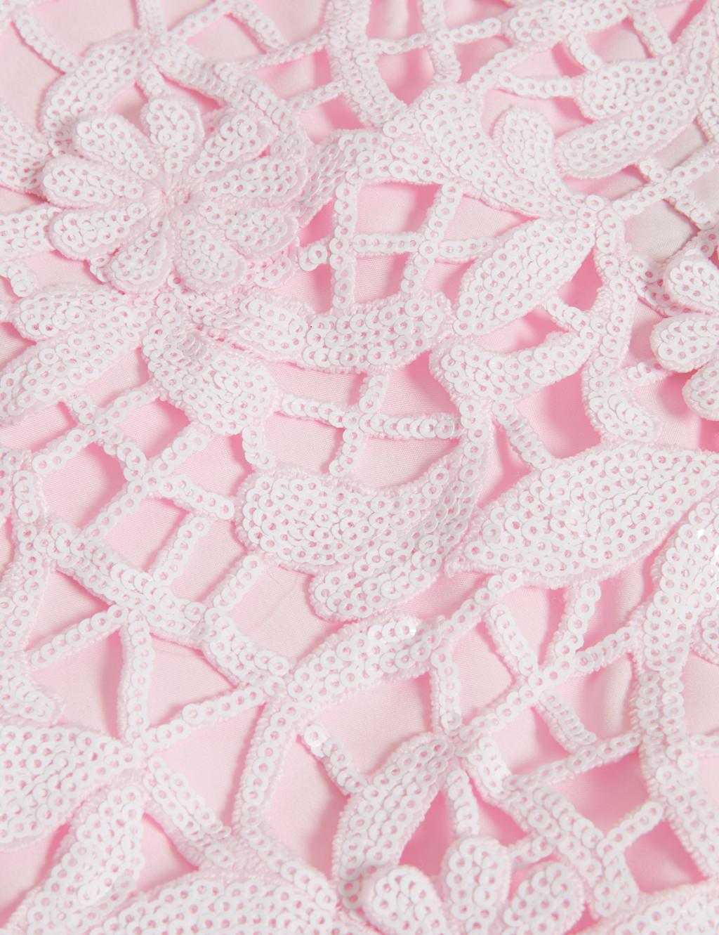 Square Neck Cutwork Crop Top 6 of 6