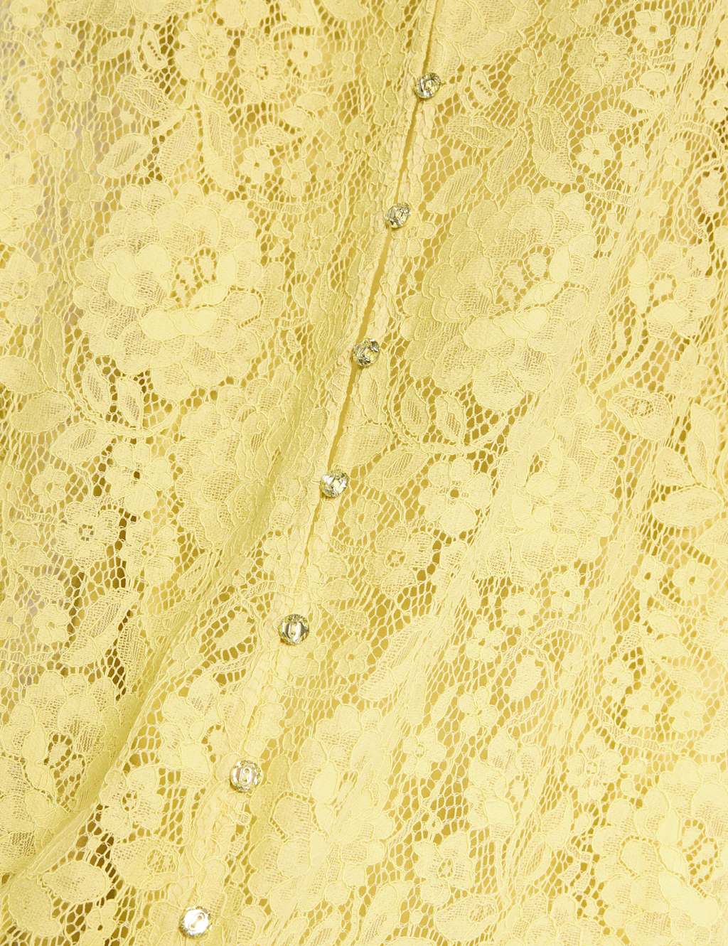 Lace Button Through Midi Tea Dress With Cotton 8 of 8