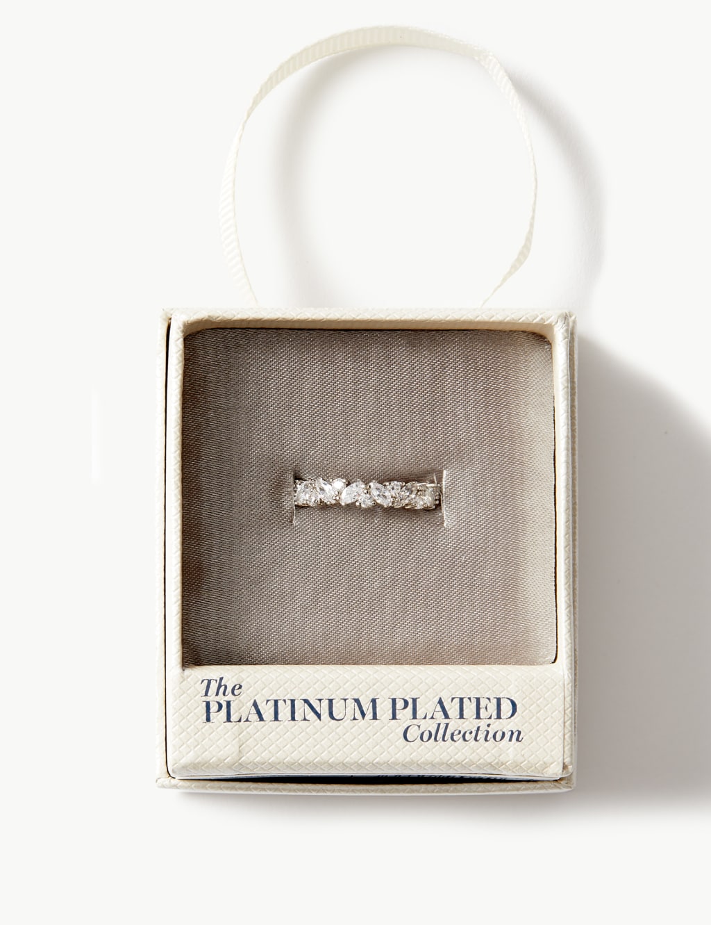 M&s platinum plated ring sales