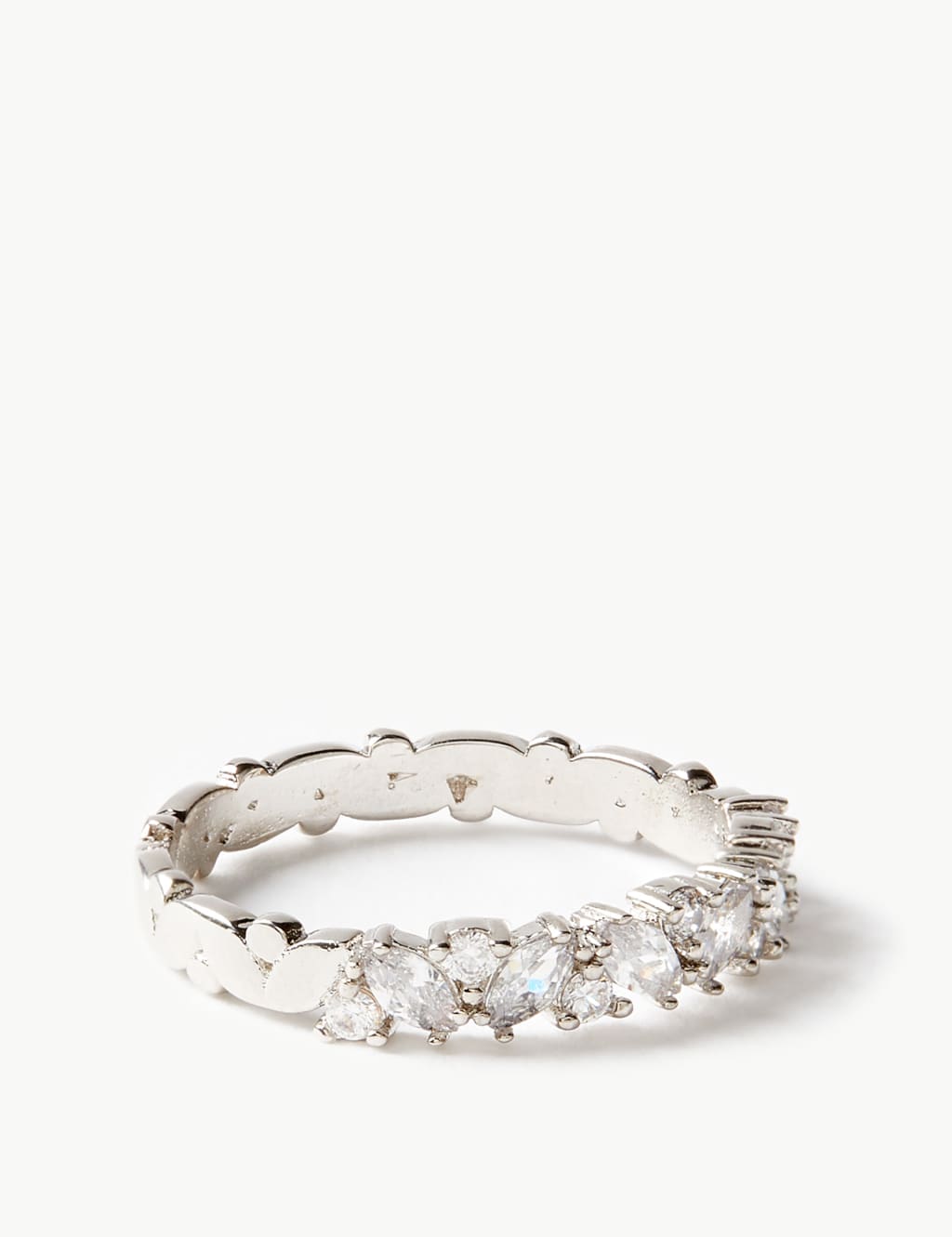 Platinum Plated Ring M S Collection M S